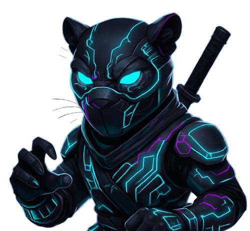 Ninja - Mascote da Cyber Jaguar